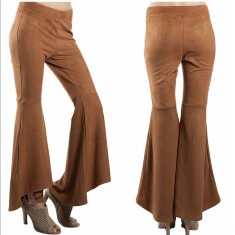 Luxurious Suede Bell Bottoms - Picture 10 of 16